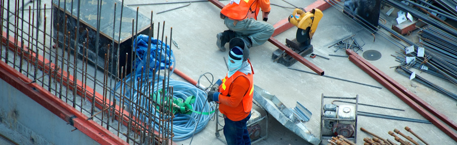 Construction site safety team at Apex Safety USA